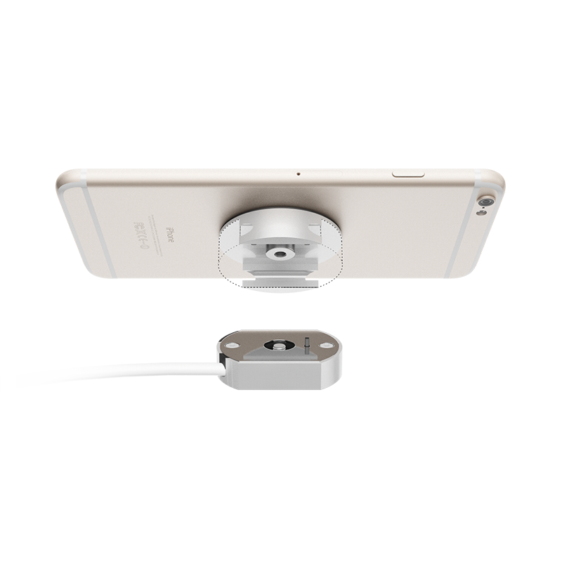 J-Plug Secure Pad attaching to plate