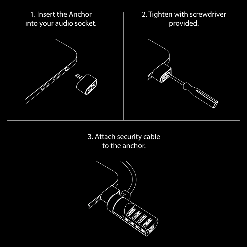 Universal Laptop Security Lock System