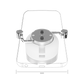A diagram showing J-Plug Fixie with Arm Lock to illustrate how the Arm Lock - Arm's lengths is being measured.