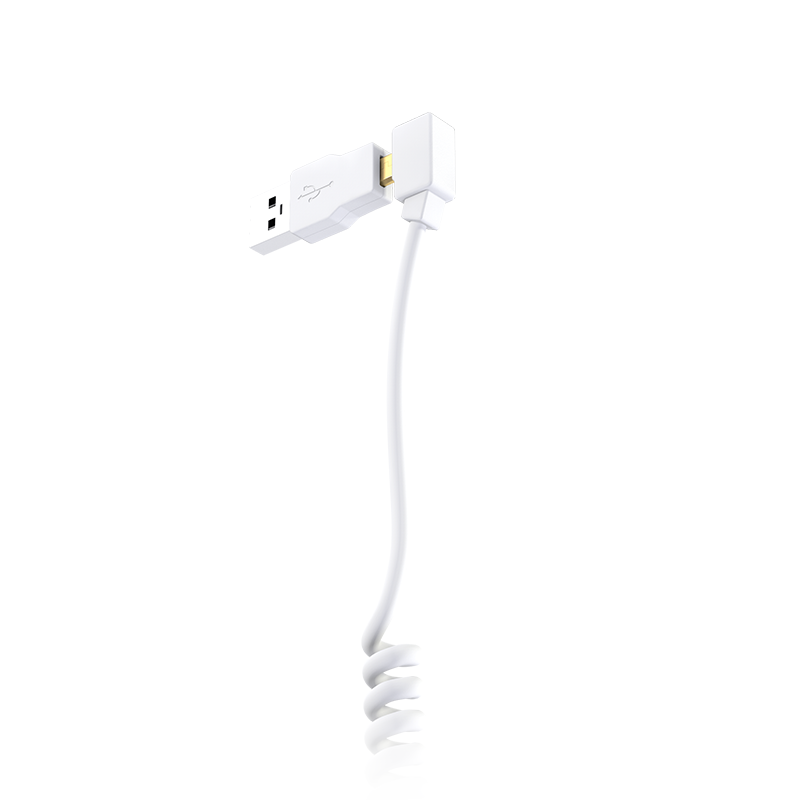 J-Plug USB-A Adaptor with right angle connector